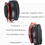 Auricular Bluetooth Sem Fios B39 V5.0, B39 (Vermelho), B39 (Branco), B39 (Azul), B39 (Preto Vermelho), B39 (Preto)