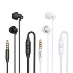 Auricular Estéreo para Dormir Intra-auricular REMAX RM-208 com Controlo por Fio + Microfone, Suporta Mãos Livres