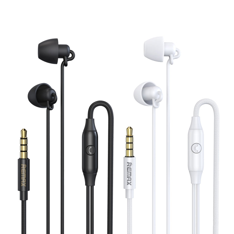 Auricular Estéreo para Dormir Intra-auricular REMAX RM-208 com Controlo por Fio + Microfone, Suporta Mãos Livres