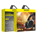 Auricular de Jogos Bluetooth Dobrável awei A799BL Bluetooth 5.0 para Cabeça