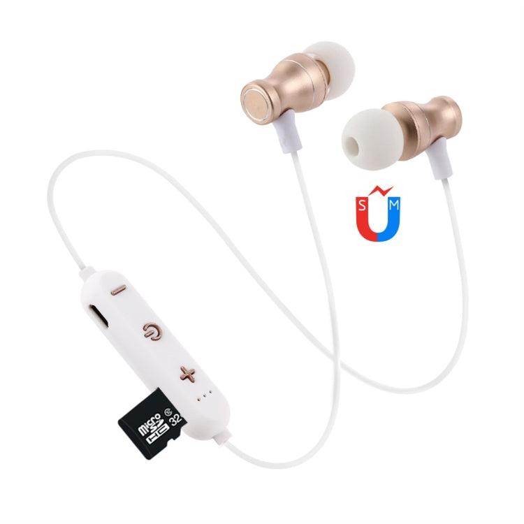 Auricular Bluetooth 4.2 com Design de Pescoço Suspenso F11, Suporta Reprodução de Música, Troca, Controlo de Volume e Atender Chamadas
