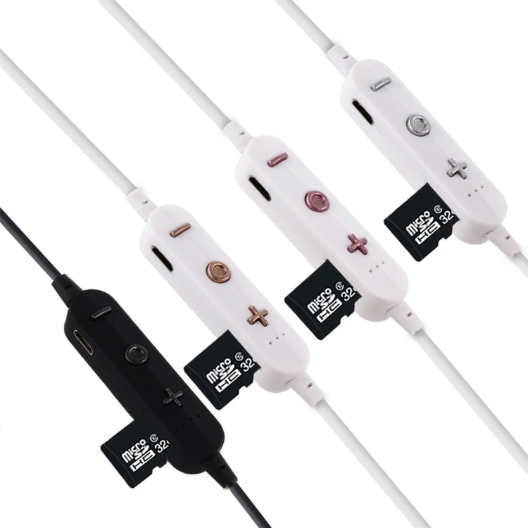Auricular Bluetooth 4.2 com Design de Pescoço Suspenso F15, Suporta Reprodução de Música, Troca, Controlo de Volume e Atender Chamadas