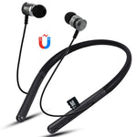 Auricular Bluetooth 4.2 com Design de Pescoço Suspenso F108, Suporta Reprodução de Música, Troca, Controlo de Volume e Atender Chamadas
