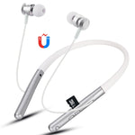 Auricular Bluetooth 4.2 com Design de Pescoço Suspenso F108, Suporta Reprodução de Música, Troca, Controlo de Volume e Atender Chamadas