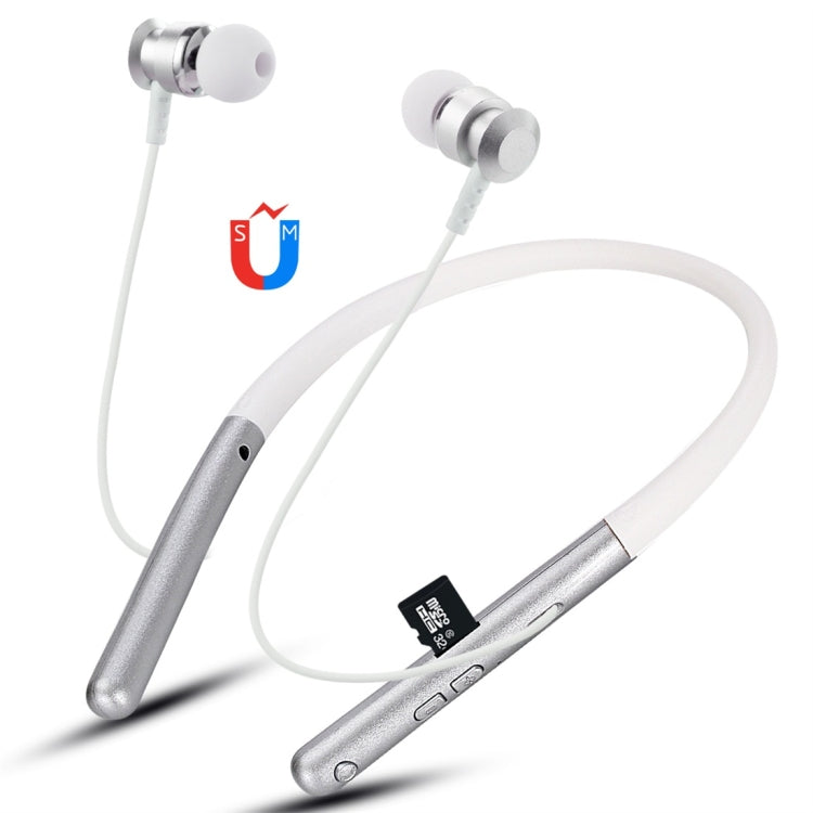 Auricular Bluetooth 4.2 com Design de Pescoço Suspenso F108, Suporta Reprodução de Música, Troca, Controlo de Volume e Atender Chamadas
