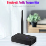 Transmissor de Áudio Digital Óptico Coaxial Portátil 3 em 1 TX13 Bluetooth 5.0 com Entrada 3,5mm para Coluna / Auricular Bluetooth, TX13