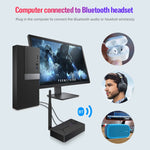 Transmissor de Áudio Digital Óptico Coaxial Portátil 3 em 1 TX13 Bluetooth 5.0 com Entrada 3,5mm para Coluna / Auricular Bluetooth, TX13