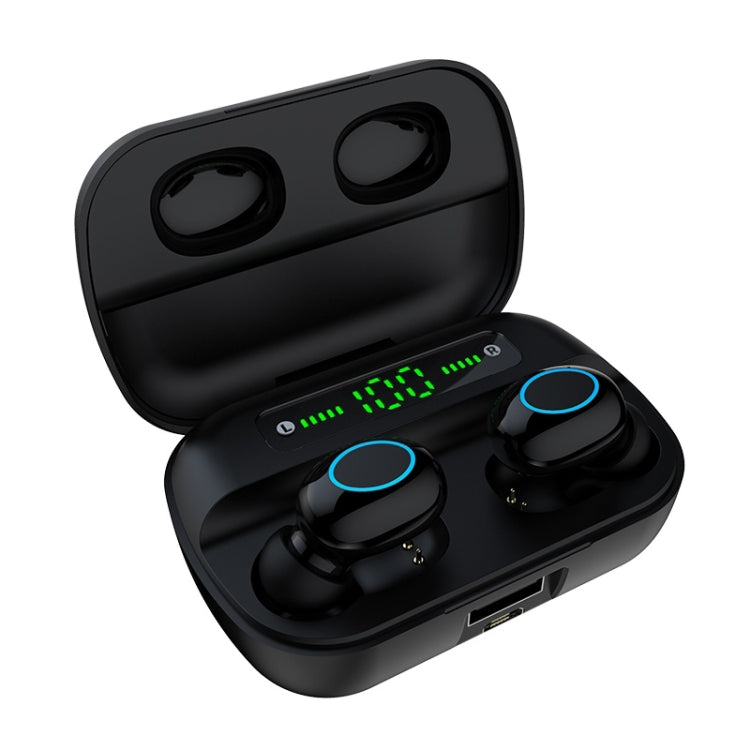 Auricular Bluetooth TWS com Toque S11 com Caixa de Carregamento Magnética, Suporta Ecrã LED de Energia de Três Telas