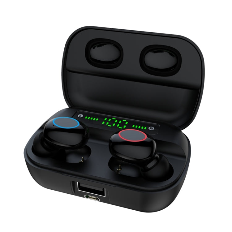 Auricular Bluetooth TWS com Toque S11 com Caixa de Carregamento Magnética, Suporta Ecrã LED de Energia de Três Telas
