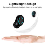 Auricular Bluetooth TWS com Toque S11 com Caixa de Carregamento Magnética, Suporta Ecrã LED de Energia de Três Telas