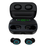 Auricular Bluetooth TWS com Toque S11 com Caixa de Carregamento Magnética, Suporta Ecrã LED de Energia de Três Telas