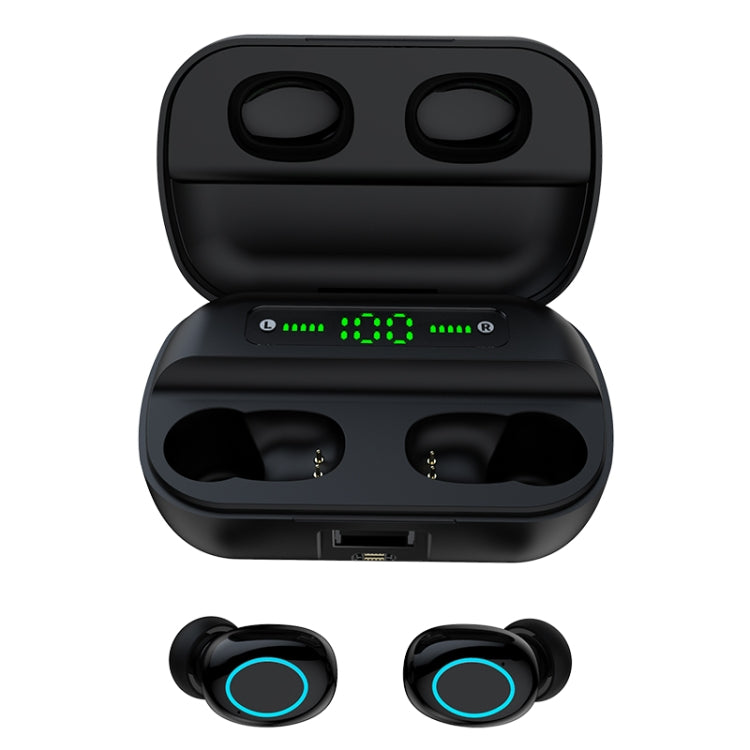 Auricular Bluetooth TWS com Toque S11 com Caixa de Carregamento Magnética, Suporta Ecrã LED de Energia de Três Telas
