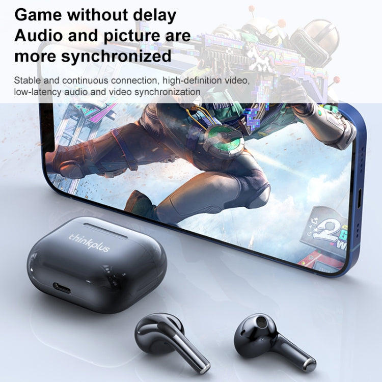 Auricular Bluetooth Lenovo LivePods LP40 TWS IPX4 à prova de água com Caixa de Carregamento, Suporte a Toque & Chamada HD & Siri & Alternância Mestre-escravo, LivePods LP40