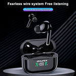 Auricular Desportivo TWS awei T29P Bluetooth V5.0 com Ecrã LED Digital, IPX4 à prova de água, com Caixa de Carregamento