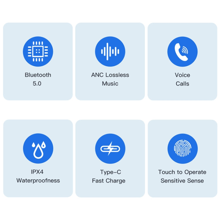 Auricular Desportivo TWS awei TA1 Bluetooth V5.0 com Cancelamento de Ruído ANC, IPX4 à prova de água, com Caixa de Carregamento