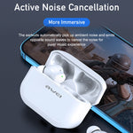 Auricular Desportivo TWS awei TA1 Bluetooth V5.0 com Cancelamento de Ruído ANC, IPX4 à prova de água, com Caixa de Carregamento