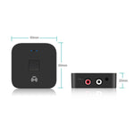 Receptor Bluetooth B11 5.0 AUX NFC para Adaptador de Áudio 2 x RCA, B11