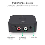Receptor Bluetooth B11 5.0 AUX NFC para Adaptador de Áudio 2 x RCA, B11