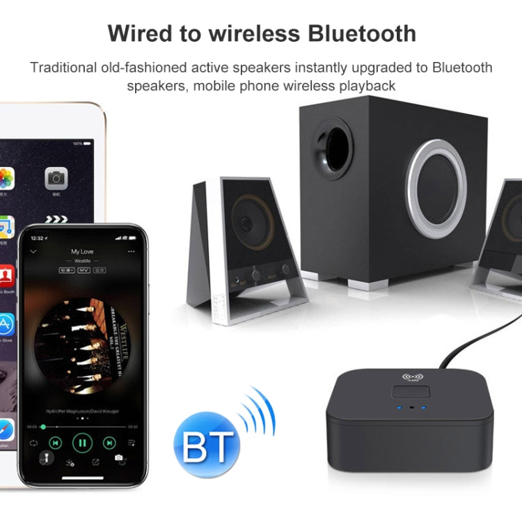 Receptor Bluetooth B11 5.0 AUX NFC para Adaptador de Áudio 2 x RCA, B11