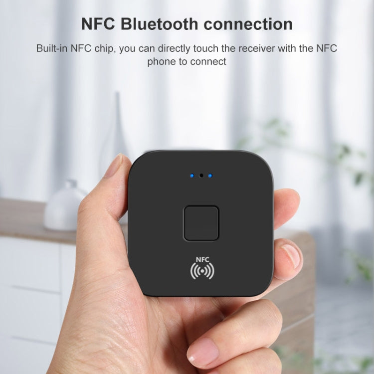 Receptor Bluetooth B11 5.0 AUX NFC para Adaptador de Áudio 2 x RCA, B11