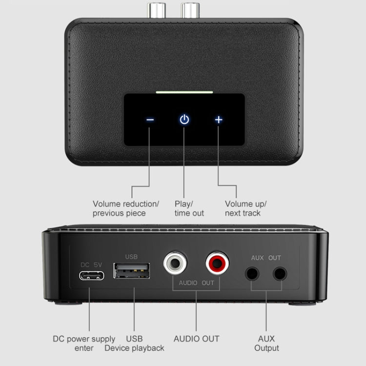 Receptor Transmissor Bluetooth NFC BT19 5.0 para Auricular e Leitor de Áudio de Carro