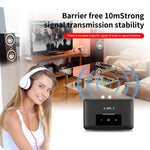 Receptor Transmissor Bluetooth NFC BT19 5.0 para Auricular e Leitor de Áudio de Carro