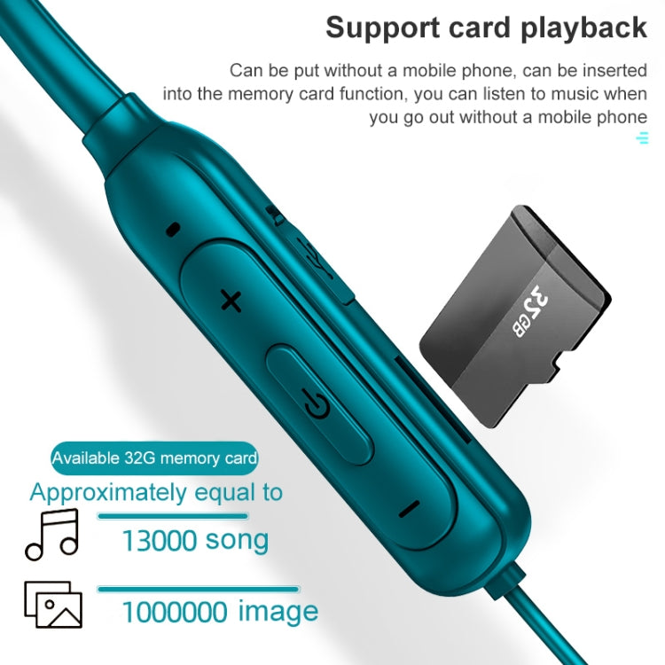 Auricular Bluetooth M61 5.1 Desportivo Empresarial Magnético de Metal Estéreo com Colar