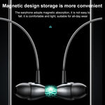 Auricular Bluetooth M61 5.1 Desportivo Empresarial Magnético de Metal Estéreo com Colar