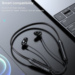Auricular Bluetooth M61 5.1 Desportivo Empresarial Magnético de Metal Estéreo com Colar