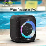 Altifalante Bluetooth Portátil Resistente à Água HOPESTAR Party100 Bluetooth 5.0 com Função de Carregamento para Telemóvel, Party100 (Verde)
