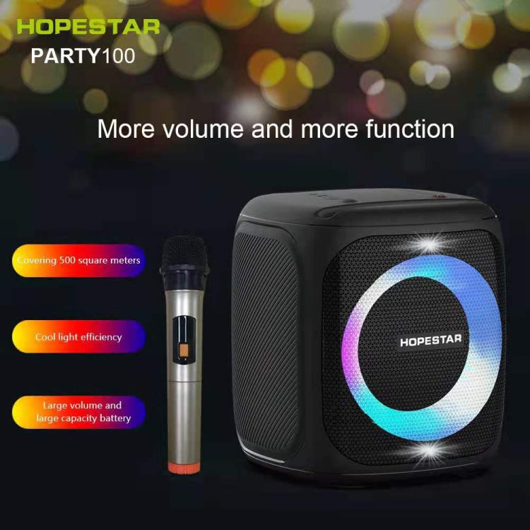 Altifalante Bluetooth Portátil Resistente à Água HOPESTAR Party100 Bluetooth 5.0 com Função de Carregamento para Telemóvel, Party100 (Verde)
