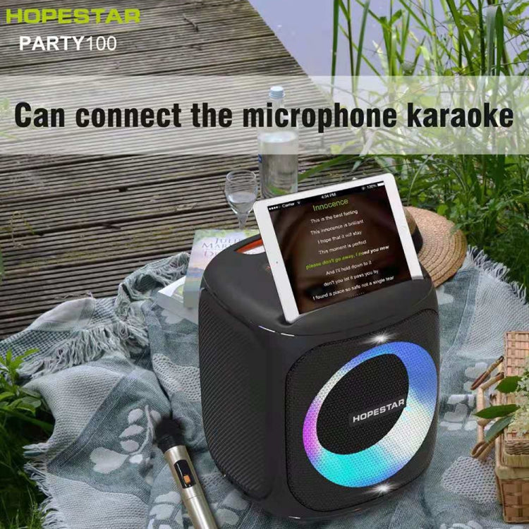 Altifalante Bluetooth Portátil Resistente à Água HOPESTAR Party100 Bluetooth 5.0 com Função de Carregamento para Telemóvel, Party100 (Verde)