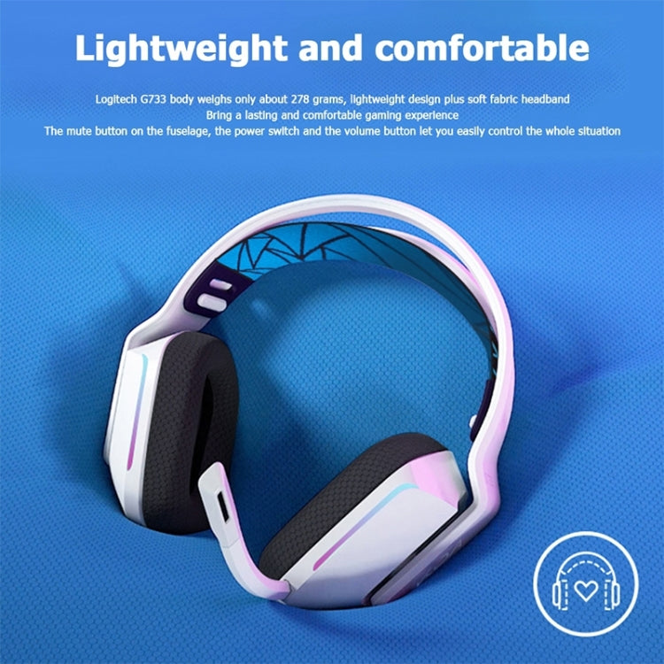 Auscultadores Gaming Sem Fios Logitech G733 LIGHT SPEED RGB