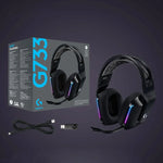 Auscultadores Gaming Sem Fios Logitech G733 LIGHT SPEED RGB