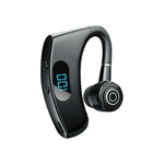 Auricular Bluetooth 5.2 V12 Estilo Empresarial Pendurado, Ecrã Digital LED Inteligente, Sem Fios com Caixa de Carregamento