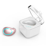 Auricular Bluetooth 5.0 M-B8 Mini Invisível Intra-auricular Estéreo, Sem Fios com Caixa de Carregamento