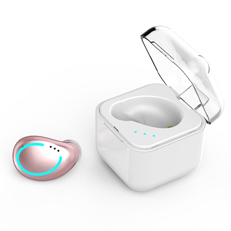Auricular Bluetooth 5.0 M-B8 Mini Invisível Intra-auricular Estéreo, Sem Fios com Caixa de Carregamento