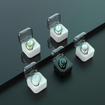 Auricular Bluetooth 5.0 M-B8 Mini Invisível Intra-auricular Estéreo, Sem Fios com Caixa de Carregamento