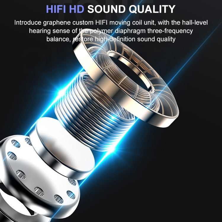 Auricular Bluetooth 5.0 M-B8 Mini Invisível Intra-auricular Estéreo, Sem Fios com Caixa de Carregamento
