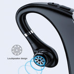 DS800 Bluetooth 5.0 Auricular Bluetooth sem fios desportivo empresarial universal com estilo de pendurar na orelha, Versão Clássica, Versão Clássica (Preto), Versão Clássica (Prateado)
