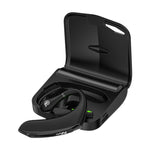DS800 Bluetooth 5.0 Auricular Bluetooth sem fios desportivo empresarial universal com estilo de pendurar na orelha com caixa de carregamento, Versão com Caixa de Carregamento (Preto), Versão com Caixa de Carregamento (Vermelho)