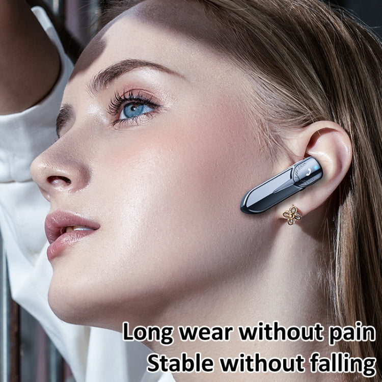 Auricular Bluetooth Empresarial Unilateral M81 com Redução de Ruído CVC, Suporte Siri & One for Two