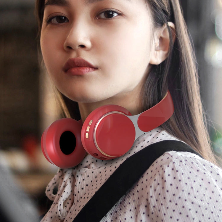 07S Auricular Bluetooth V5.0 dobrável para jogos e desporto sem fios com microfone