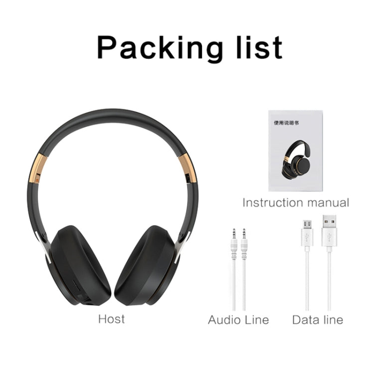 07S Auricular Bluetooth V5.0 dobrável para jogos e desporto sem fios com microfone