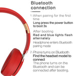 07S Auricular Bluetooth V5.0 dobrável para jogos e desporto sem fios com microfone