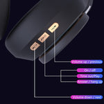 07S Auricular Bluetooth V5.0 dobrável para jogos e desporto sem fios com microfone