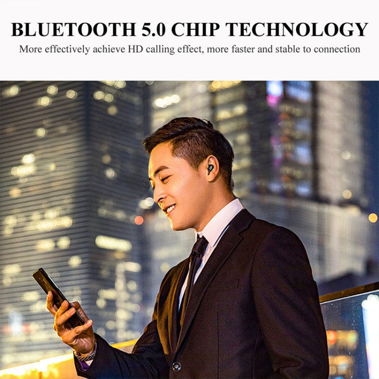 X9 Auricular Bluetooth 5.0 mini intra-auricular unilateral sem fios, X9 Preto, X9 Branco