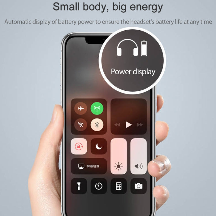 X9 Auricular Bluetooth 5.0 mini intra-auricular unilateral sem fios, X9 Preto, X9 Branco
