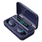 Auricular Bluetooth com Luz Respiratória de Quatro Barras + Ecrã Digital e Redução de Ruído Série Macaron F9-5C, Luz de Quatro Barras Azul Escuro, Luz de Quatro Barras Rosa, Luz de Quatro Barras Azul Bebé, Luz de Quatro Barras Amarela F9-5C Macaron