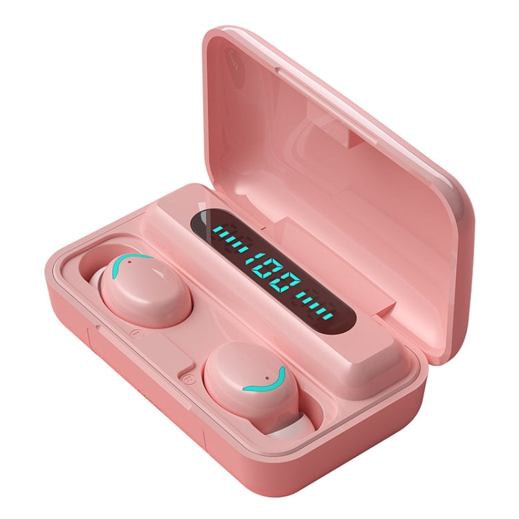 Auricular Bluetooth com Luz Respiratória de Quatro Barras + Ecrã Digital e Redução de Ruído Série Macaron F9-5C, Luz de Quatro Barras Azul Escuro, Luz de Quatro Barras Rosa, Luz de Quatro Barras Azul Bebé, Luz de Quatro Barras Amarela F9-5C Macaron